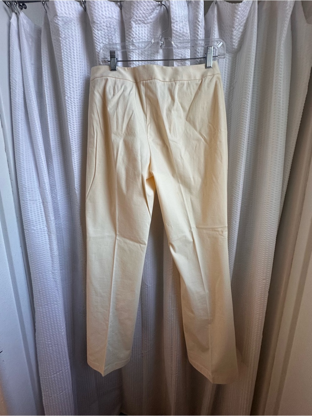 Tommy Bahama Navy Top with Cream Wide-Leg Pants - Picture 3 of 5